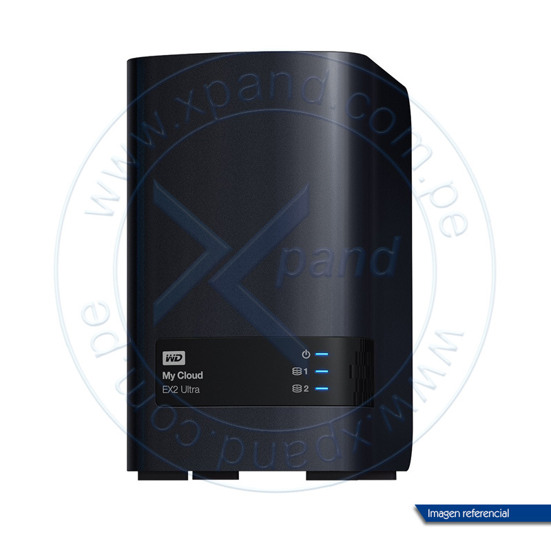 Imagen: Unidad de almacenamiento en red Western Digital My Cloud EX2 Ultra, 4 TB, 2 bahias, LAN.