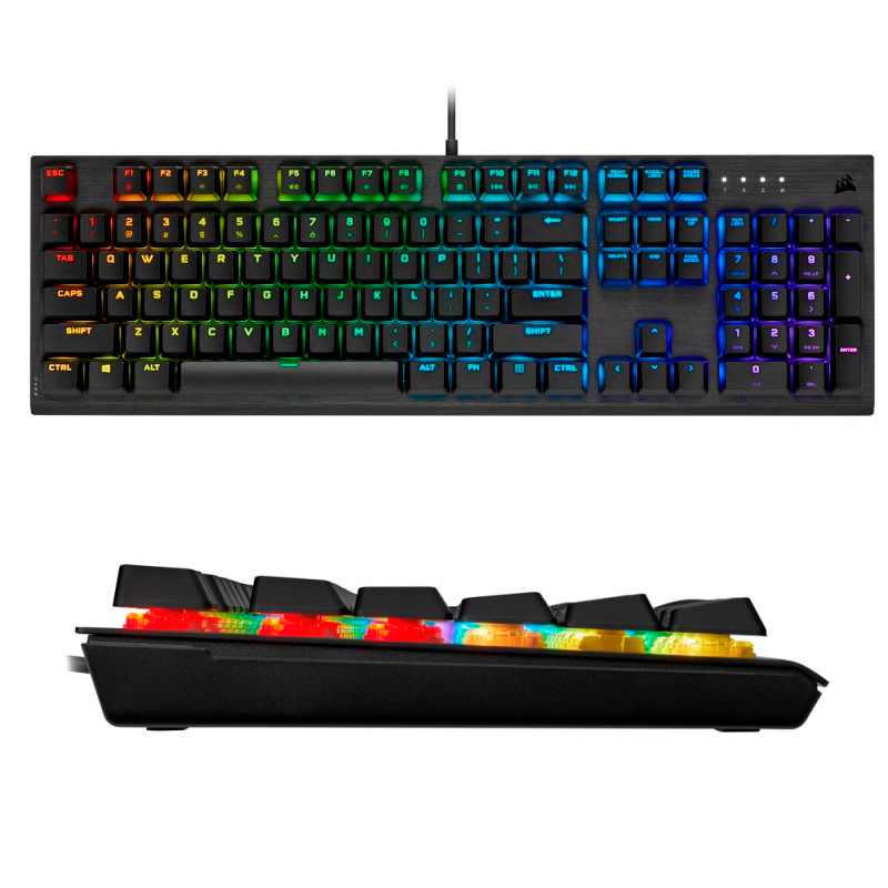Imagen: El teclado mecnico de juego CORSAIR K60 RGB PRO LOW PROFILE - CHERRY MX Low Profile Speed