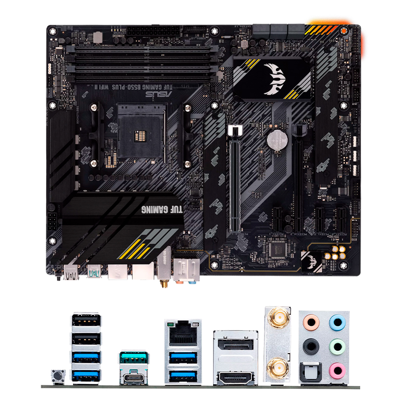 Imagen: Motherboard ASUS TUF GAMING B550-PLUS WIFI II, Chipset AMD B550, Socket AMD AM4, ATX