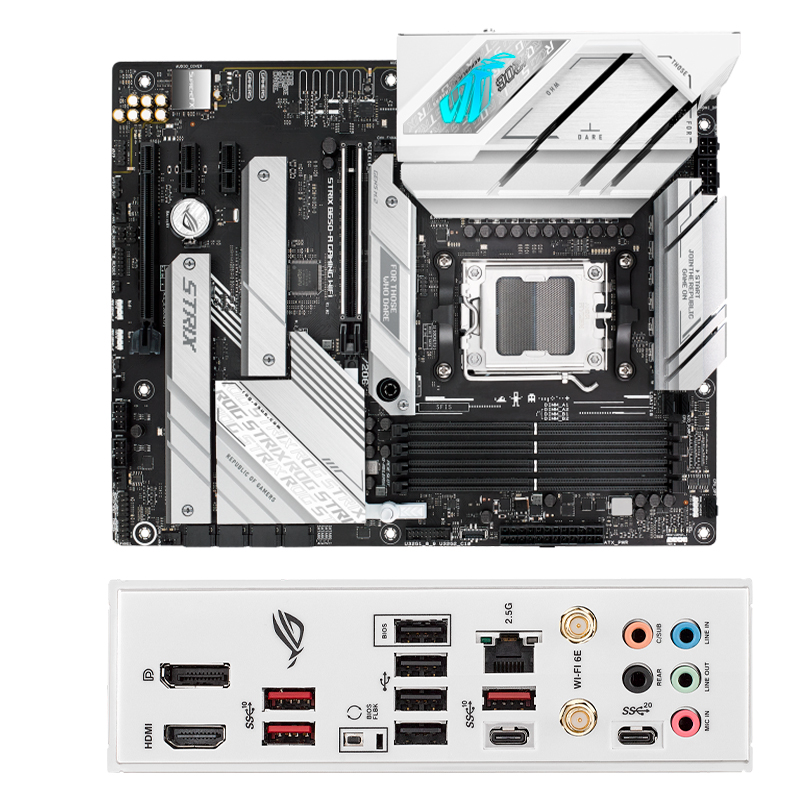 Imagen: Motherboard ASUS ROG STRIX B650-A GAMING WIFI, Chipset AMD B650, Socket AMD AM5, ATX
