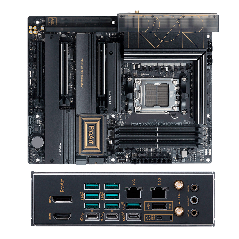 Imagen: Motherboard Asus ROG ProArt X670E-CREATOR WIFI, Chipset AMD X670, AMD Socket AM5, ATX
