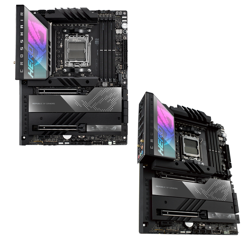 Imagen: Motherboard ASUS ROG CROSSHAIR X670E HERO, Chipset AMD X670, Socket AMD AM5, ATX