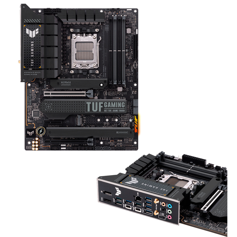 Imagen: Motherboard ASUS TUF GAMING X670E-PLUS WIFI, Chipset AMD X670, Socket AMD AM5, ATX