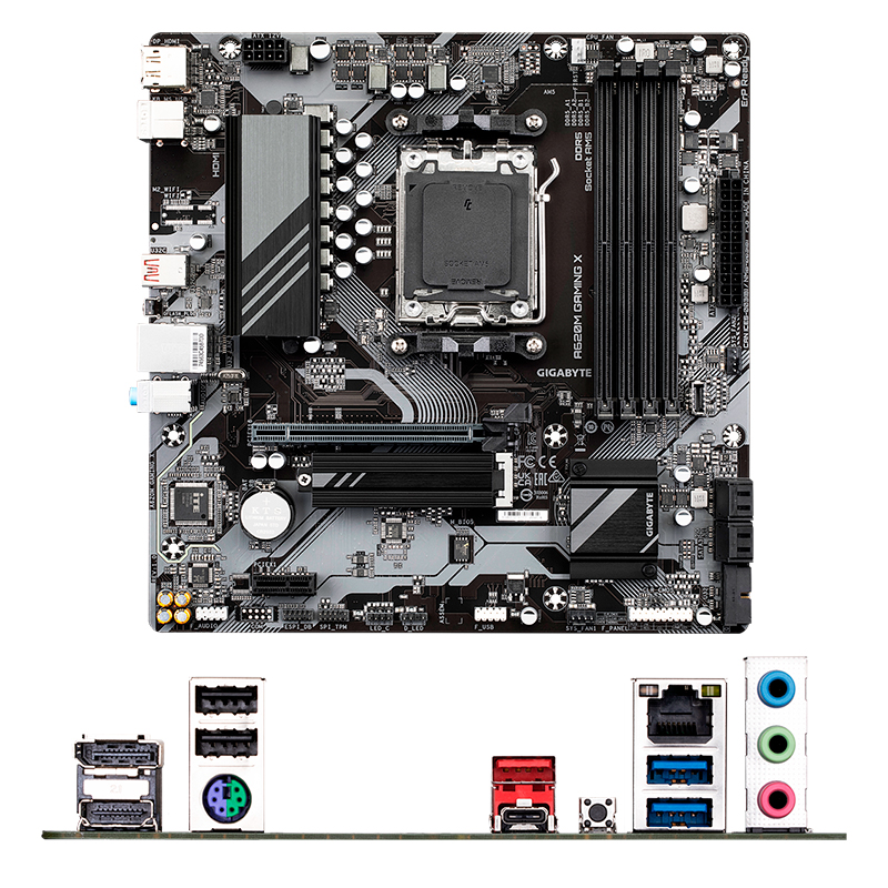 Imagen: Motherboard Gigabyte A620M GAMING X (rev. 1.0) Chipset AMD A620, Socket AM5, Micro ATX