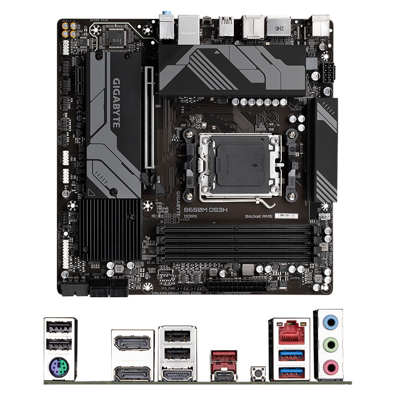 Imagen: Motherboard Gigabyte B650M DS3H, Chipset AMD B650, Socket AMD AM5, mATX