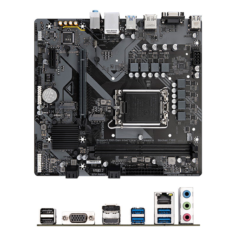 Imagen: Motherboard Gigabyte B760M E (rev. 1.0) Chipset Intel B760, LGA1700, Micro ATX