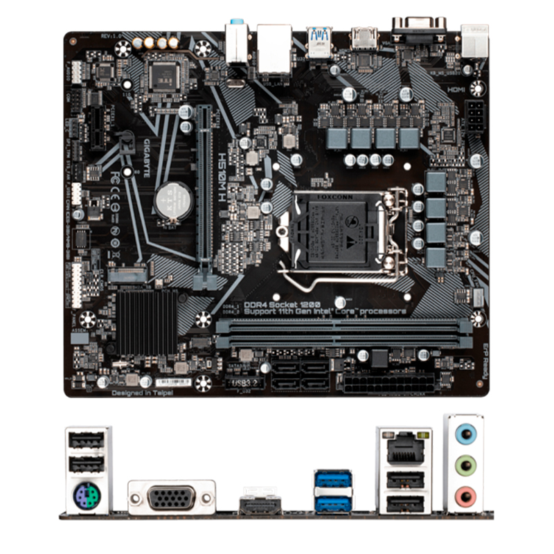 Imagen: Motherboard Gigabyte H510M H, Chipset Intel H510, LGA1200, mATX