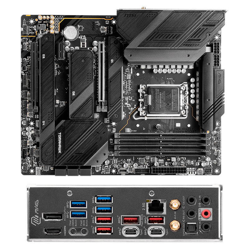 Imagen: Motherboard MSI MAG Z790 TOMAHAWK WIFI, Chipset Intel Z790, LGA1700, ATX