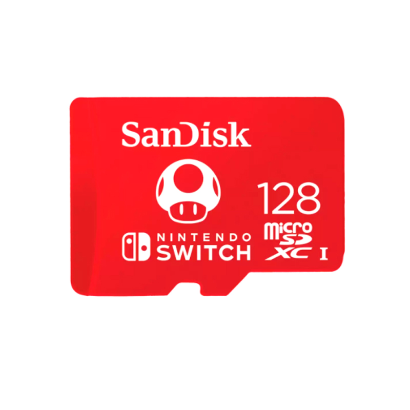 Imagen: Memoria Flash microSDXC SanDisk, 128GB con licencia oficial Nintendo para Nintendo Switch