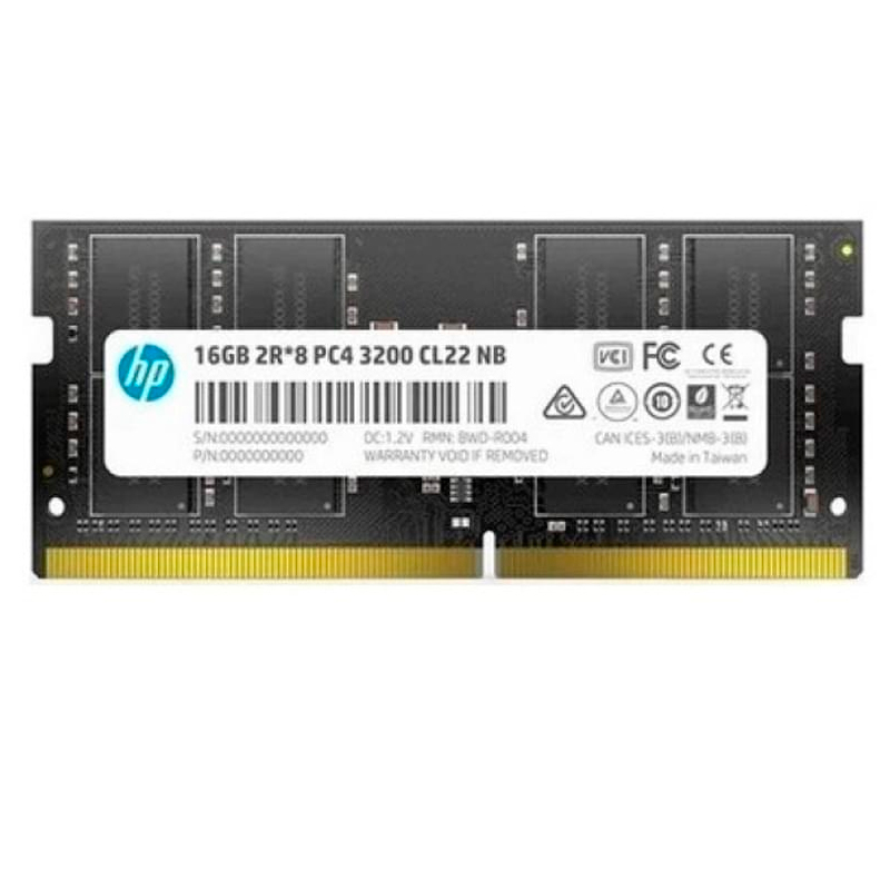 Imagen: Memoria SO-DIMM HP S1 Series, 16GB DDR4 3200 MHz, CL-22, 1.20V, 260-Pin