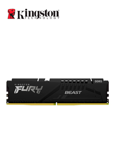 Imagen: Memoria Kingston Fury Beast 16GB DDR5-4800MHz, PC5-38400 CL38, 1.1V, 288-Pin, XMP 3.0.