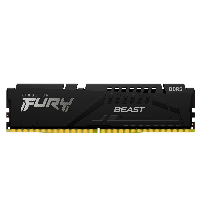 Imagen: Memoria Kingston Fury Beast 16GB DDR5-5600MHz, PC5-44800, CL40, 1.25V, 288-Pin, DIMM
