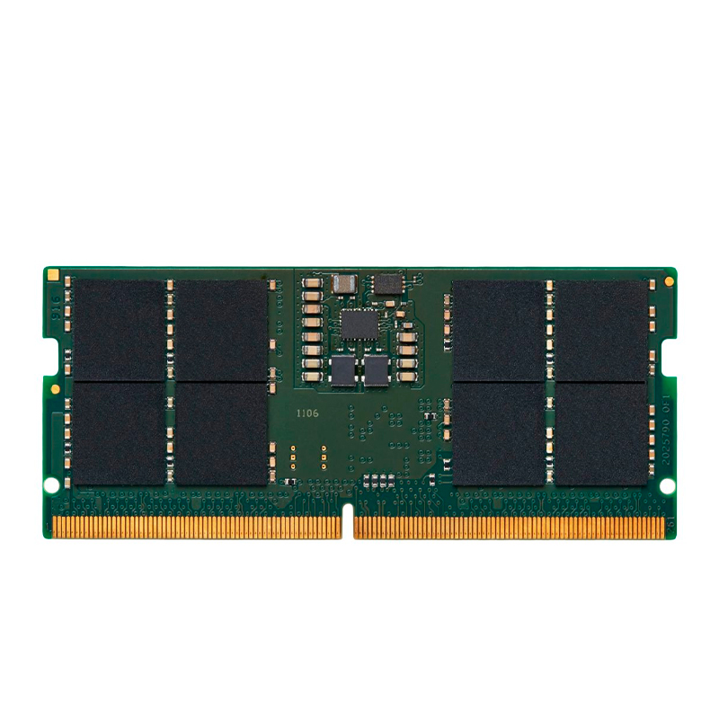 Imagen: Memoria SO-DIMM Kingston 16GB DDR5-5600MHz, PC5-44800, CL46, 1.1V, 262-pin, Non-ECC