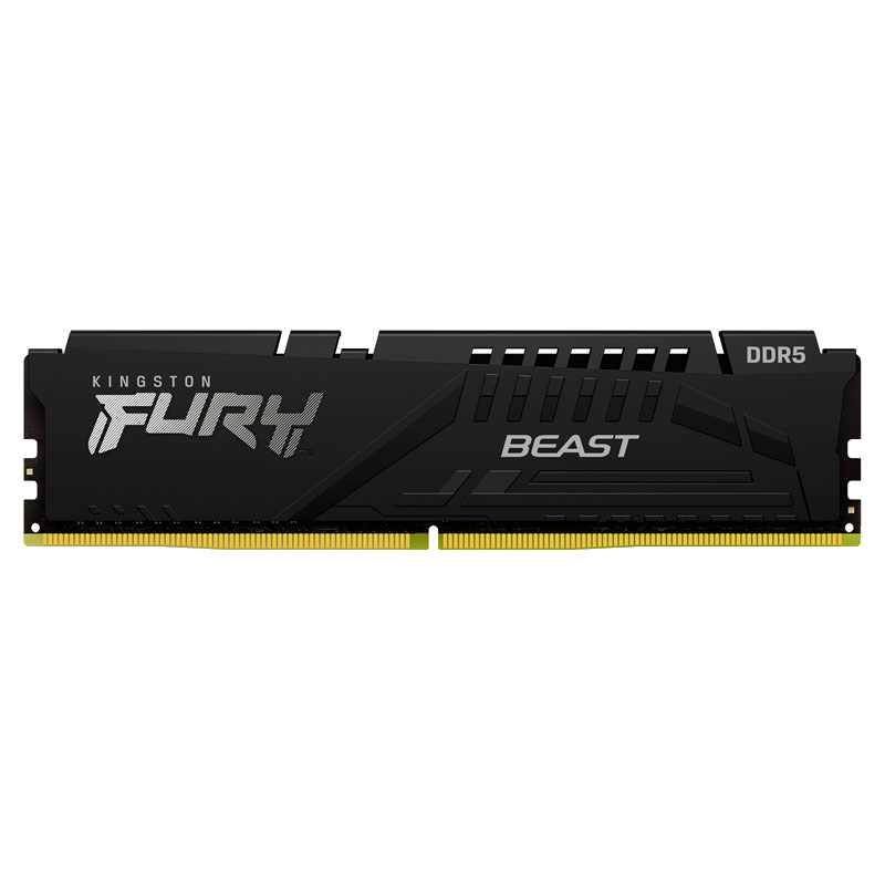 Imagen: Memoria Kingston Fury Beast 16GB, DDR5-5200MHz, PC5-41600, CL40, 1.25V, 288-Pines, XMP 3.0