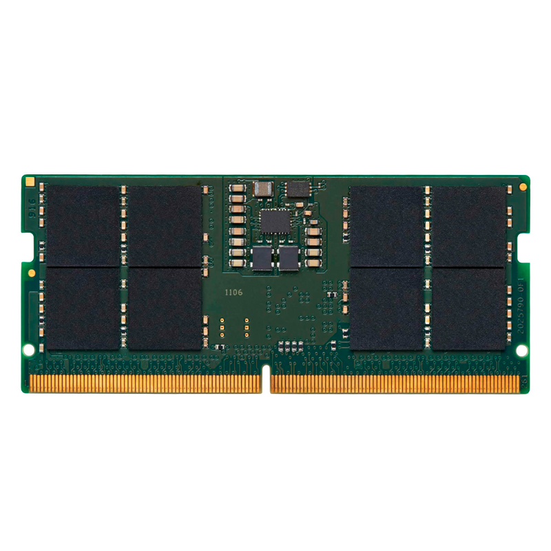 Imagen: Memoria SODIMM Kingston 16GB DDR5-4800 MHz, PC5-38400, CL40, 1.1V, 262-Pin, Non-ECC