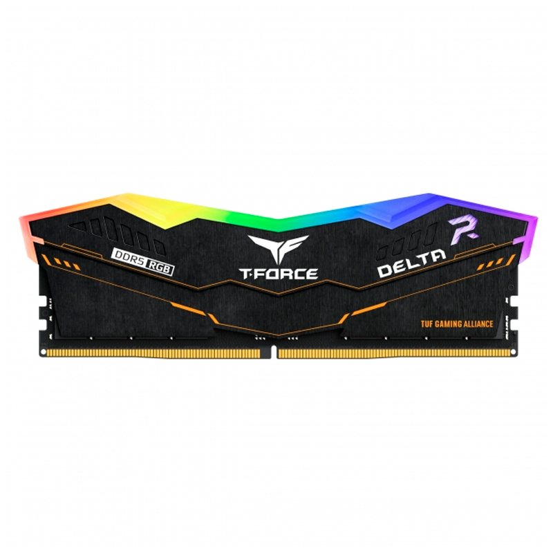 Imagen: Memoria TEAMGROUP T-FORCE DELTA TUF GAMING ALLIANCE RGB DDR5, 16GB DDR5-5600MHz, CL36 1.2V
