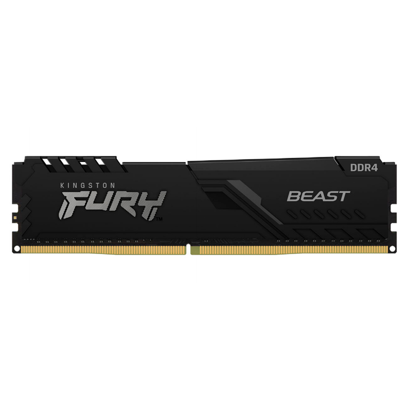 Imagen: Memoria Kingston Fury Beast, 8GB, DDR4-3200MHz, PC4-25600, CL16, 1.35V, 288-Pines, XMP 2.0