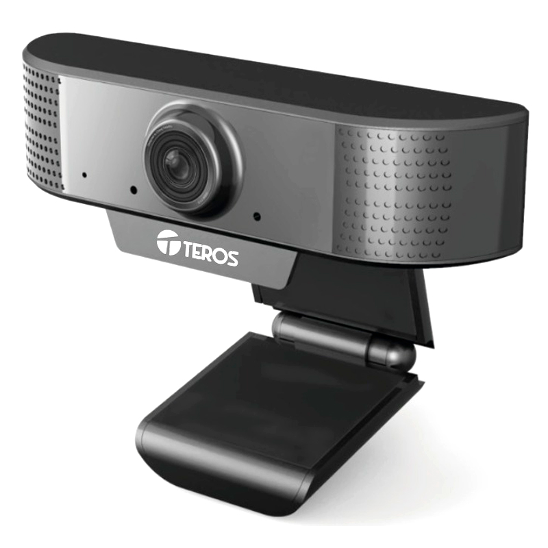 Imagen: Cámara web Teros TE-9070, hasta 1080p 2MP, micrófono incorporado, USB 2.0.