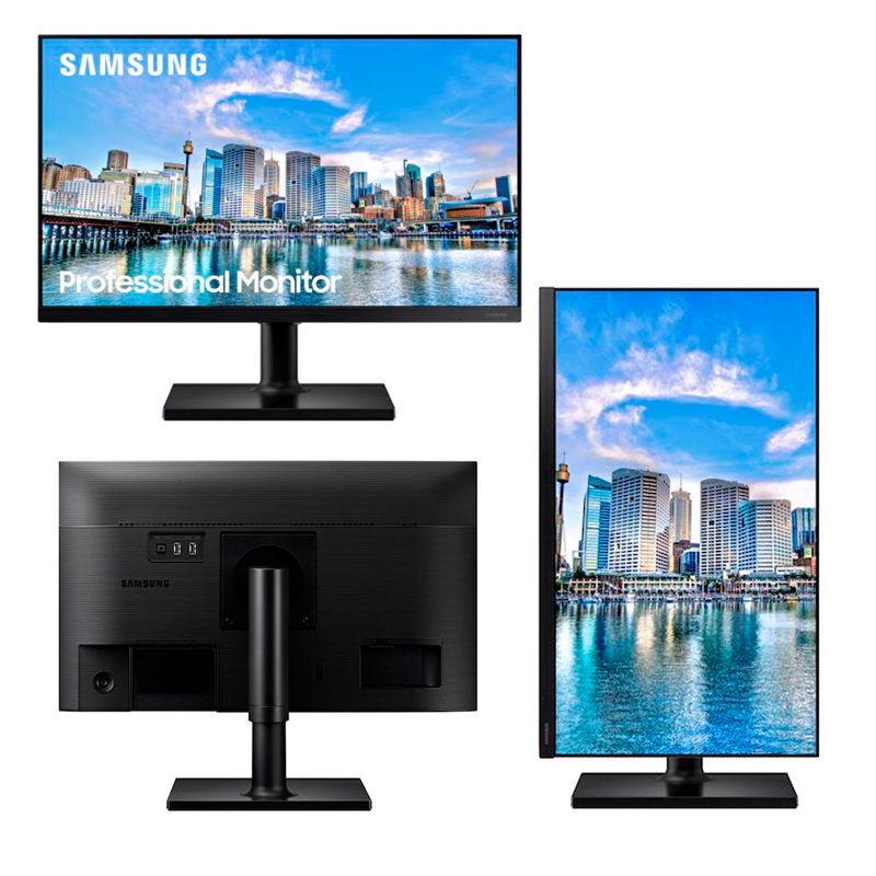 Imagen: Monitor Samsung 24" LED IPS 1920x1080, 2 x HDMI 1 x DisplayPort 1 x Headphone, 2 x USB 2.0