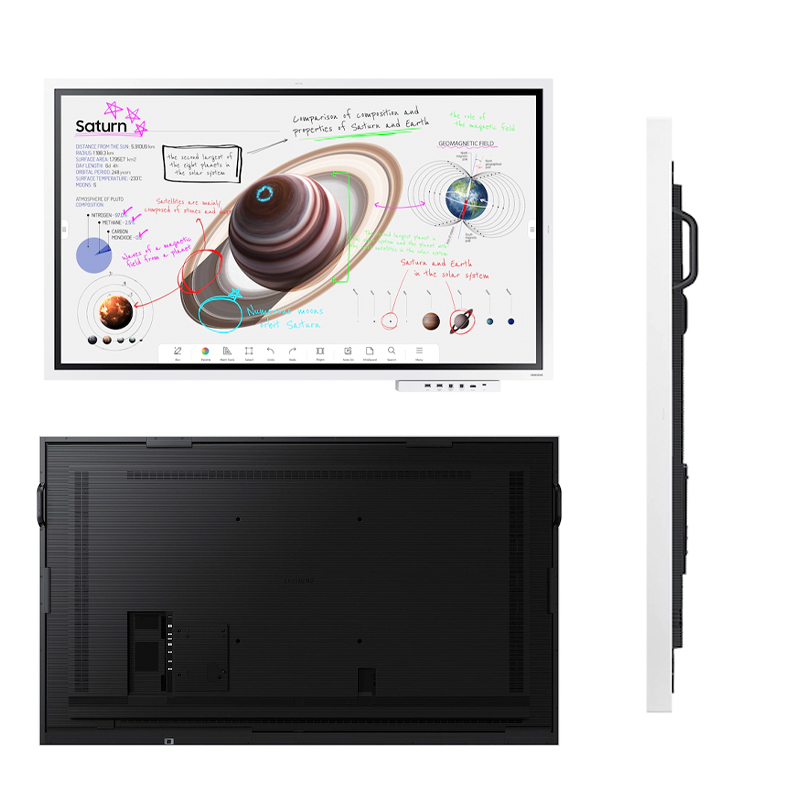 Imagen: Pantalla Interactiva Samsung Pro 65" 4K UHD Tactil/SmartView+Multi-tasking/20-Touchpoints.