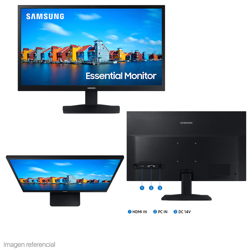 Imagen: Monitor Samsung LED 22&#8243; LS22A336NHLXPE, VA 60Hz, FHD, HDMI, VGA