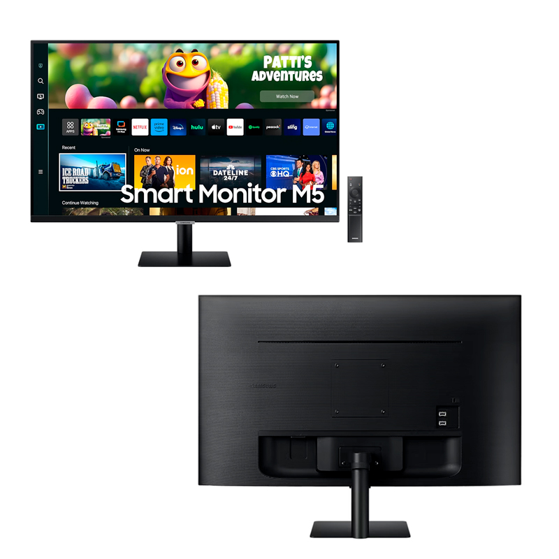 Imagen: Monitor Samsung Smart M5 32CM5, 32" LCD FHD VA (1920x1080) HDMIx2/WiFi/BT/USBx2