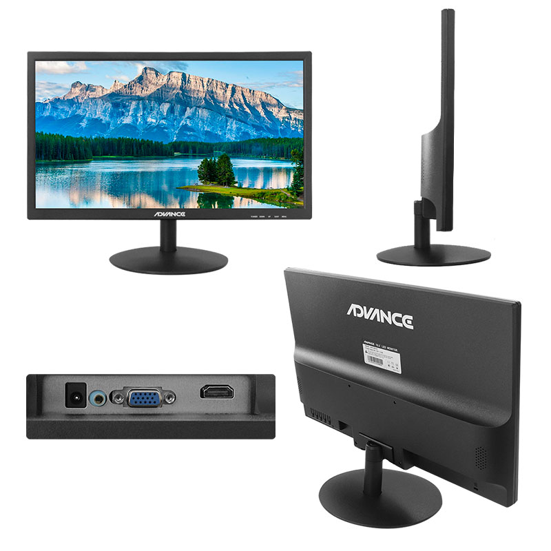 Imagen: Monitor Advance ADV-4021N, 19.5" Led, 1600x900, HDMI / VGA / Audio/ Speaker