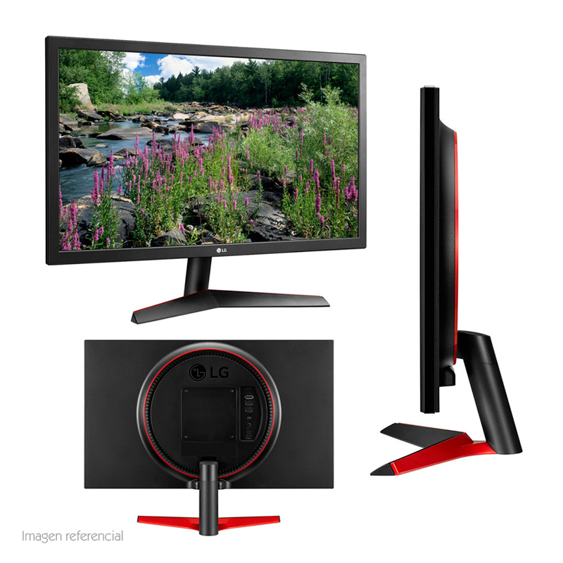 Imagen: Monitor LG 24GL600F, 23.6", 1920x1080, HDMI / DisplayPort / Audio.