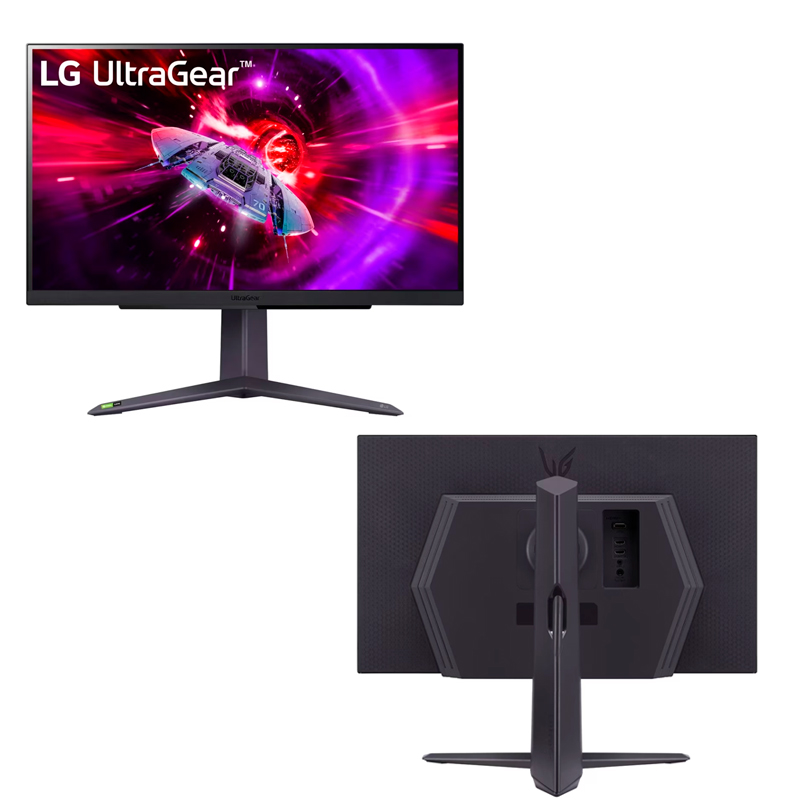 Imagen: Monitor Gaming LG 27" UltraGear, QHD IPS (2560x1440) 165Hz, HDMI x2, DP x1, HP-Out x1