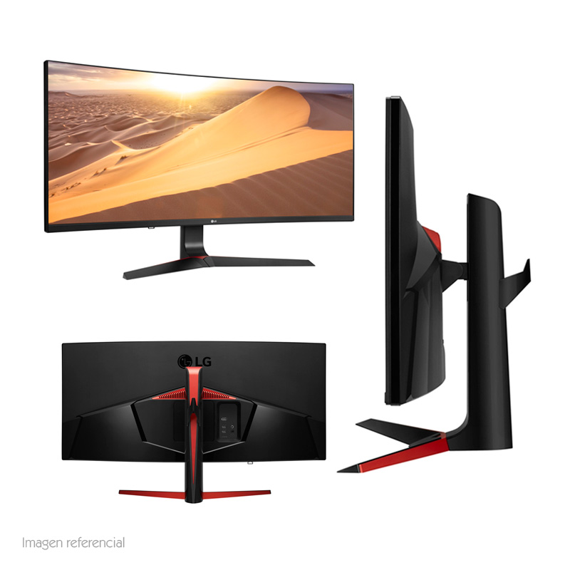 Imagen: Monitor LG 34GL750, 34" Curved, IPS, 2560x1080, HDMI / DP / Audio.