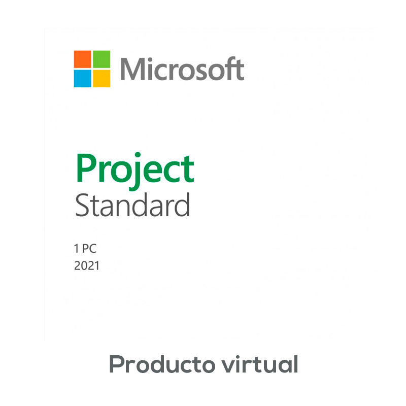 Imagen: Licenciamiento Virtual (ESD) Microsoft Project Standard 2021 WIN ALL