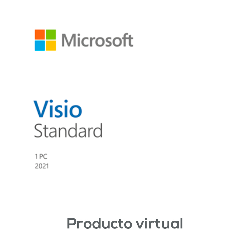 Imagen: Licenciamiento Virtual (ESD) Microsoft Visio Standard 2021 WIN ALL LNG PK