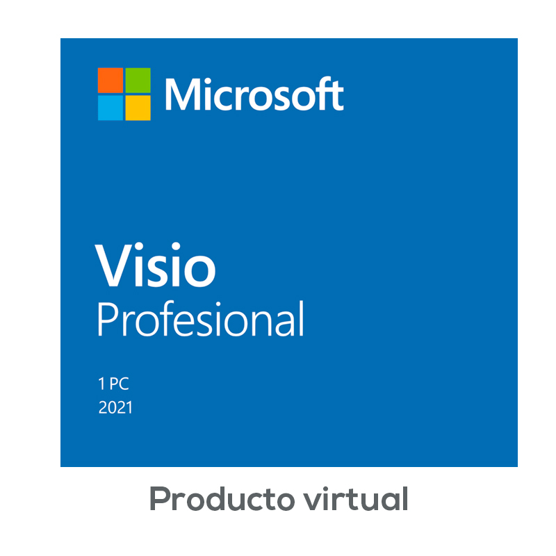 Imagen: Licenciamiento Virtual (ESD) Microsoft Visio Pro 2021 WIN ALL LNG PK