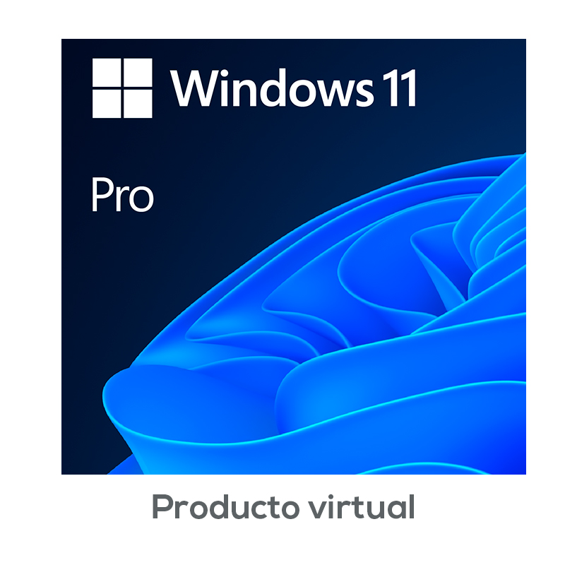 Imagen: Sistema Operativo Microsoft Windows Pro 11, 64-bits All Languages PK Lic Online DwnLd NR