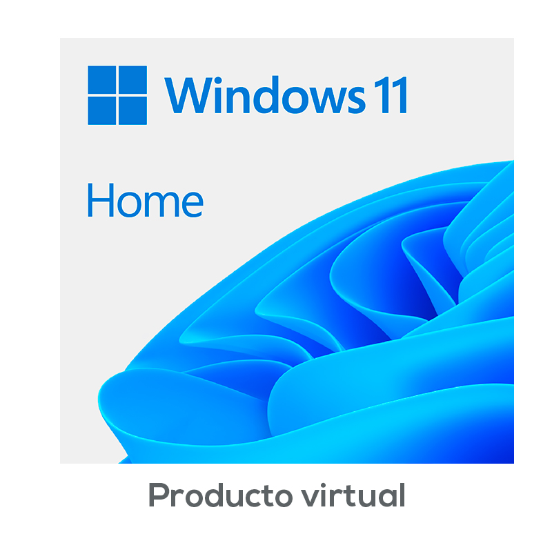 Imagen: Sistema Operativo Microsoft Windows Home 11, 64-bits All Languages PK Lic Online DwnLd NR