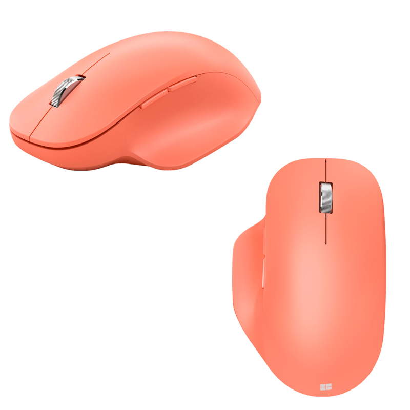 Imagen: Mouse Microsoft Optico Inalambrico (Bluetooth) Ergonomico, 2.4GHz, Color Melocoton