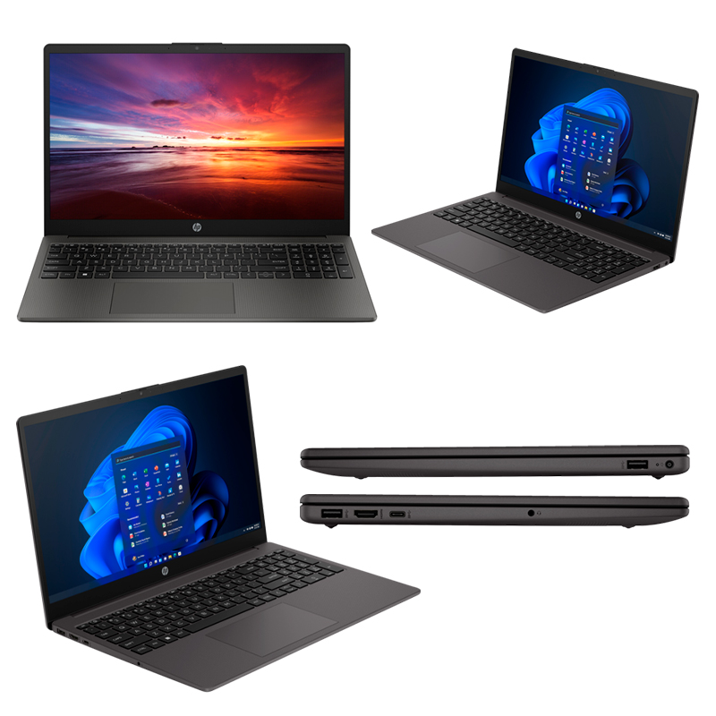 Imagen: Notebook HP 250 G10, 15.6" LED HD SVA Core i5-1335U 1.30/4.60GHz 8GB (1x8GB) DDR4-3200MHz