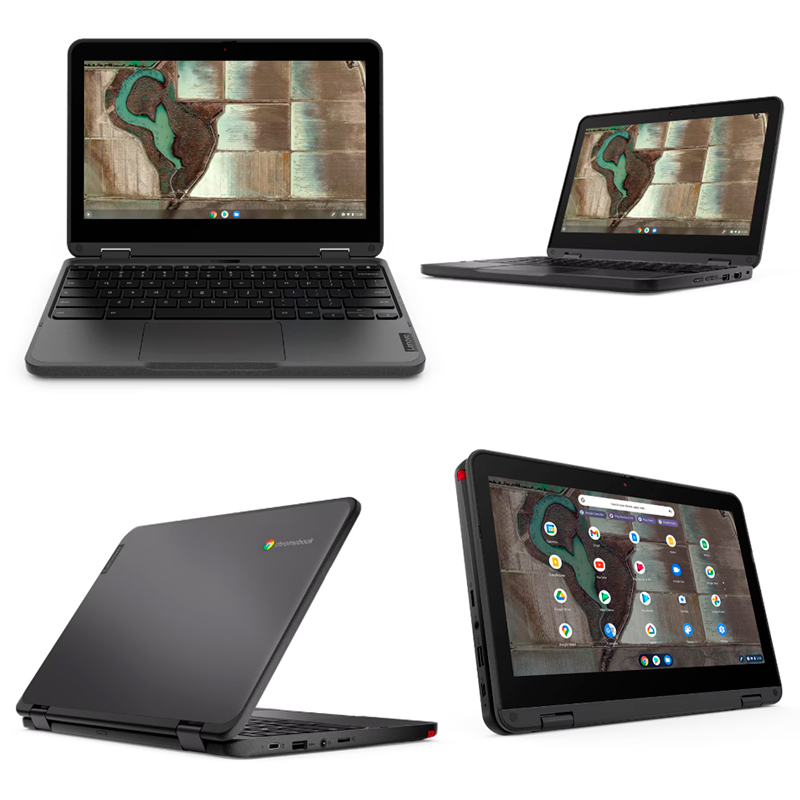 Imagen: Chromebook Lenovo 500e Gen 3, 11.6" HD IPS, Celeron N5100 1.10 / 2.80GHz, 8GB LPDDR4x-2933