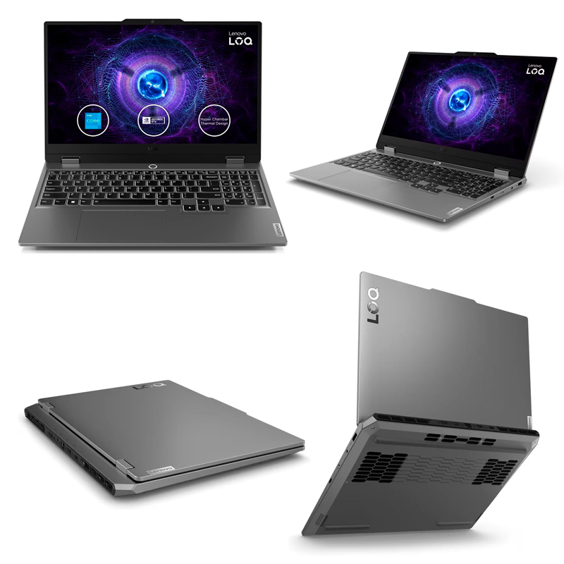 Imagen: Notebook Lenovo LOQ 15IAX9 15.6" FHD IPS, Core i5-12450HX hasta 4.4GHz 8GB DDR5-4800MHz