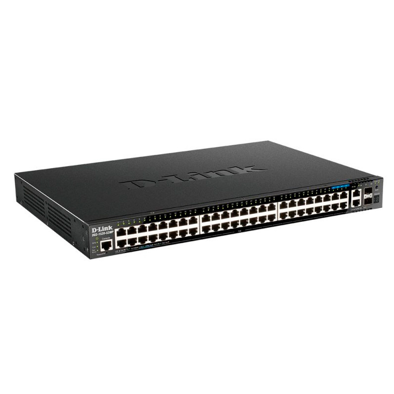 Imagen: RED, SWITCH BORDE SMALL B; D-LINK; 44 X 10/100/1000BASE-T POE + 4