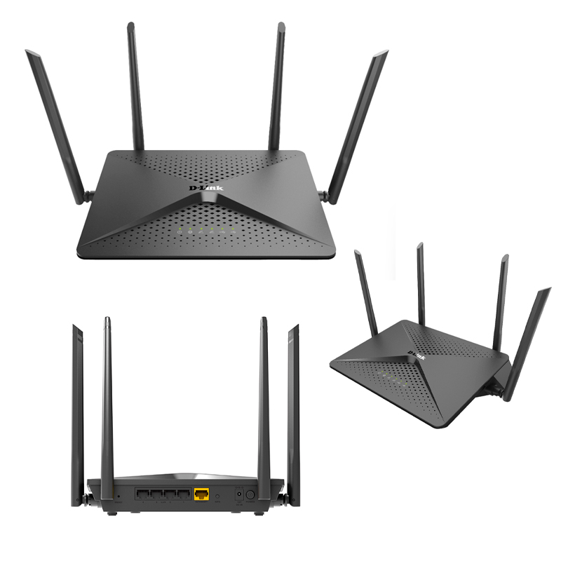 Imagen: Router Inalambrico D-Link AC2100 Wi-Fi Gigabit, 5GHz / 2.4GHz, 4-Antenas.