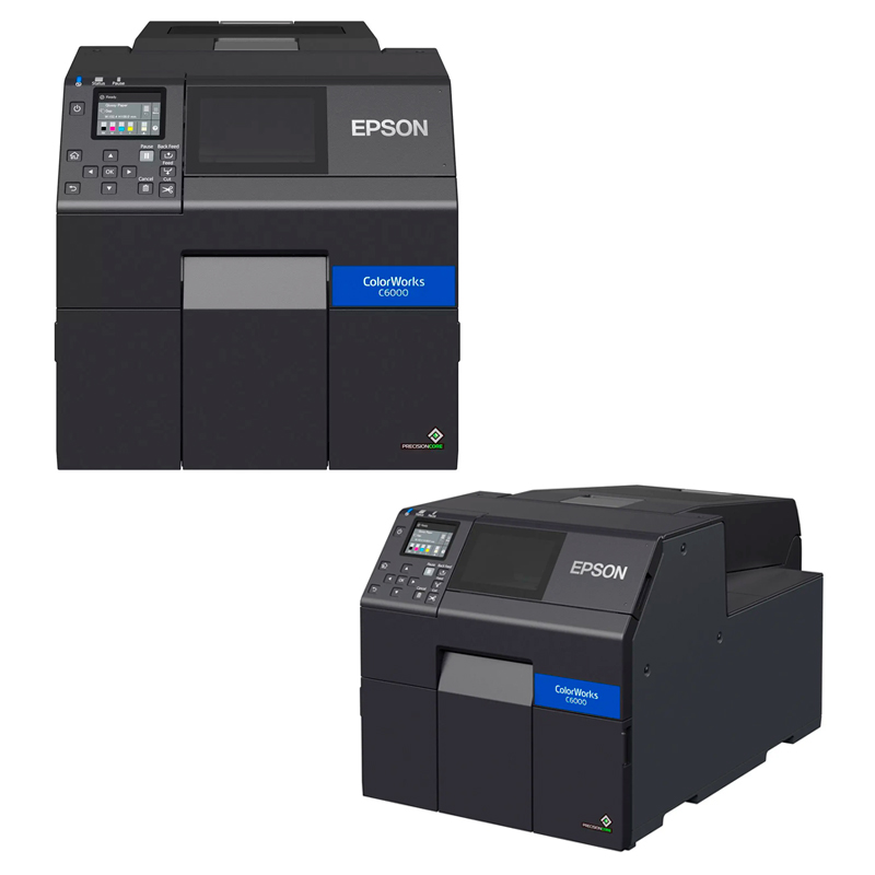 Imagen: Impresora de Inyeccin de tinta a color ColorWorks CW-C6000A con Cortador Automtico.