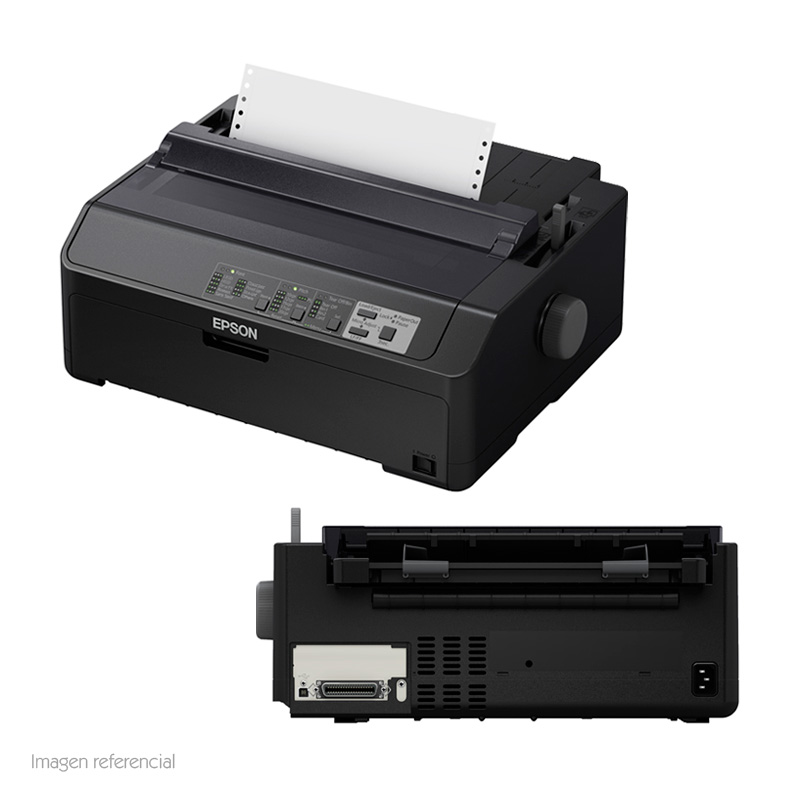 Imagen: Impresora matricial Epson LQ-590II, matriz de 24 pines, Paralelo / USB 2.0, 100V - 240VAC.