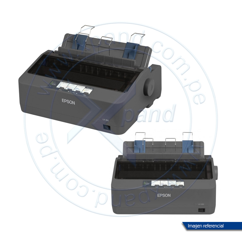 Imagen: Impresora de matriz Epson LX-350, matriz de 9 pines, velocidad mxima 347 cps (10 cpi).