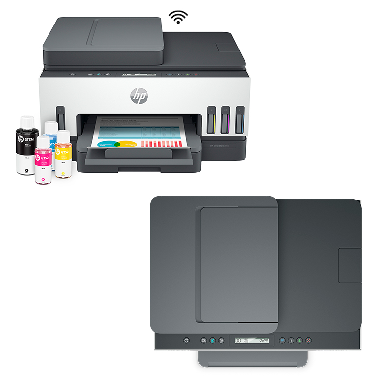 Imagen: Multifuncional de tinta HP Smart Tank 750, Impresin/Escaneo/Copia/Wi-Fi/Bluetooth LE/LAN