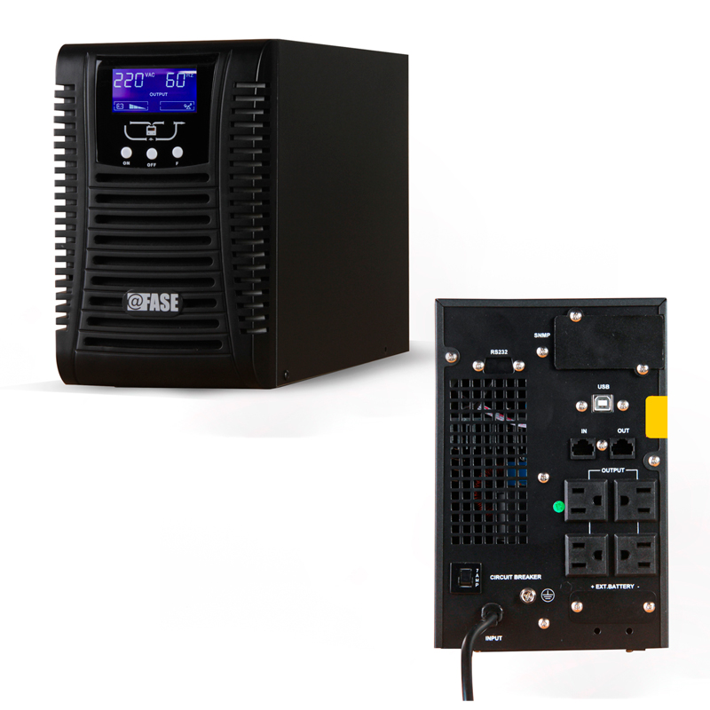Imagen: UPS Elise Fase Online Serie Zen 1000VA / 900W / 4 tomas de salida NEMA 5-15 / RS232 / USB.