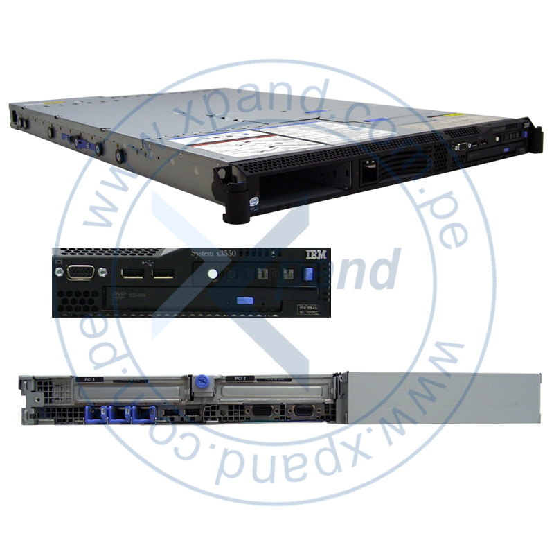 Imagen: Servidor IBM X3550 7978, Quad-Core Intel Xeon E5310, 1.60GHz, 1GB DDR2, 1U, LAN GbE.