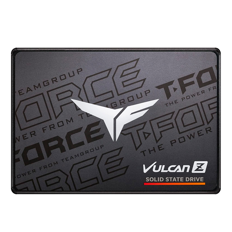 Imagen: Unidad en estado solido T-FORCE VULCAN Z, 512GB, SATA 6Gb/s, 2.5", Negro, DC +5V