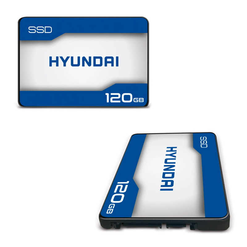 Imagen: Unidad en estado solido Hyundai C2S3T/120GB, SATA III 6 GB/s, 2.5", 7mm.