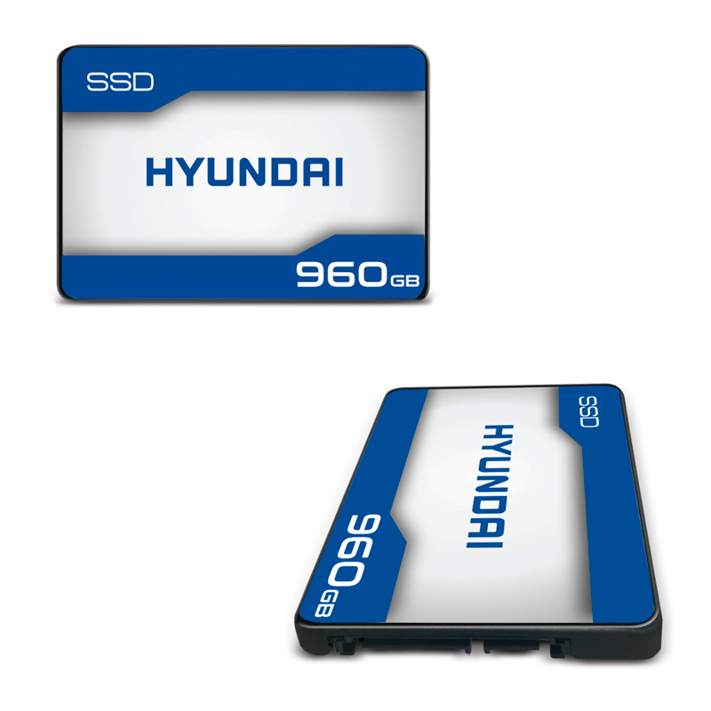 Imagen: Unidad en estado solido Hyundai C2S3T/960GB, SATA III 6 GB/s, 2.5", 7mm.